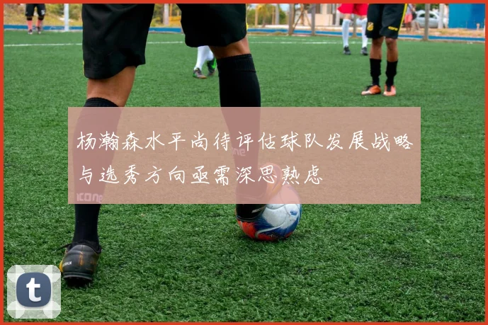 杨瀚森水平尚待评估球队发展战略与选秀方向亟需深思熟虑